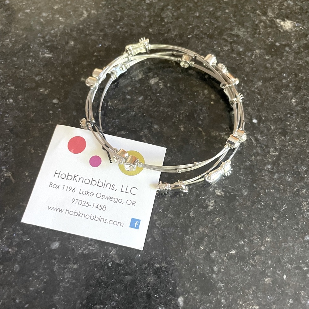 Guitar string bracelet. Set of 4.